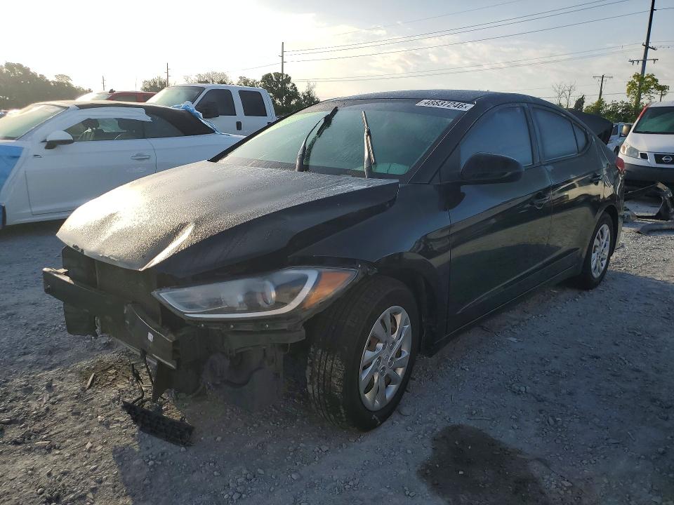 48837246 :رقم المزاد ، KMHD74LF5HU371059 vin ، 2017 Hyundai Elantra مزاد بيع