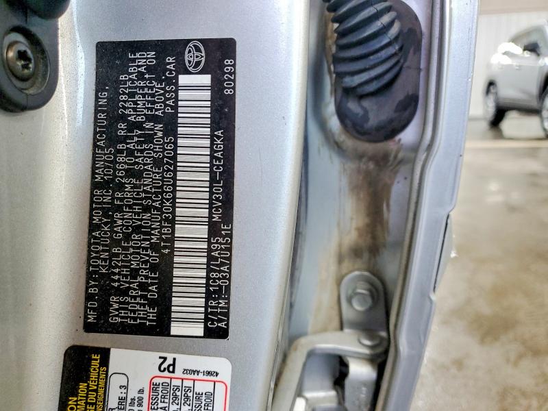 49342286 :رقم المزاد ، 4T1BF30K66U627065 vin ، 2006 Toyota Camry مزاد بيع