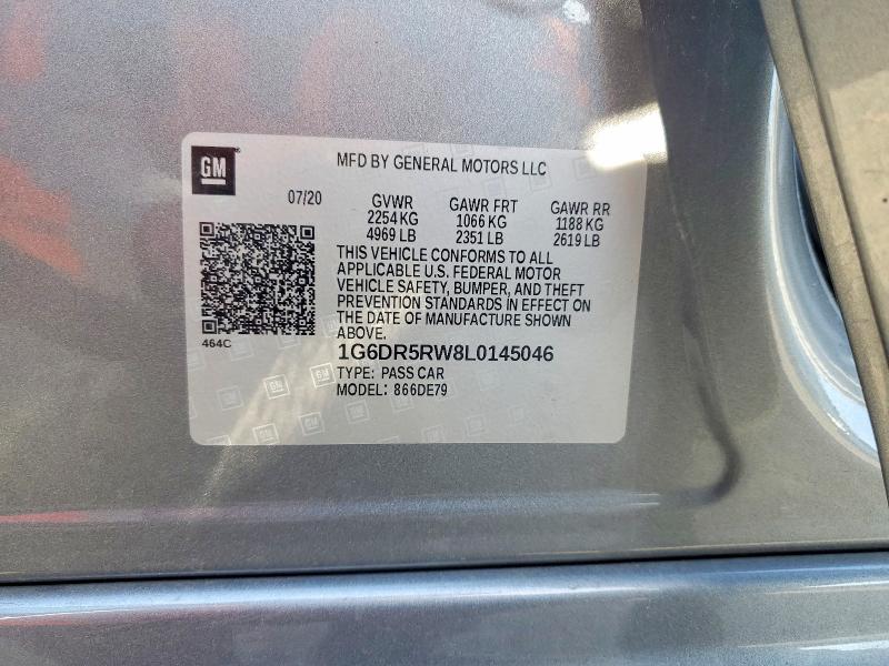 51903416 :رقم المزاد ، 1G6DR5RW8L0145046 vin ، 2020 Cadillac Ct5-v مزاد بيع