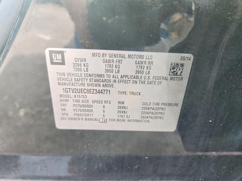 Продажа на аукционе авто 2014 Gmc Sierra, vin: 1GTV2UEC8EZ344771, номер лота: 48409006