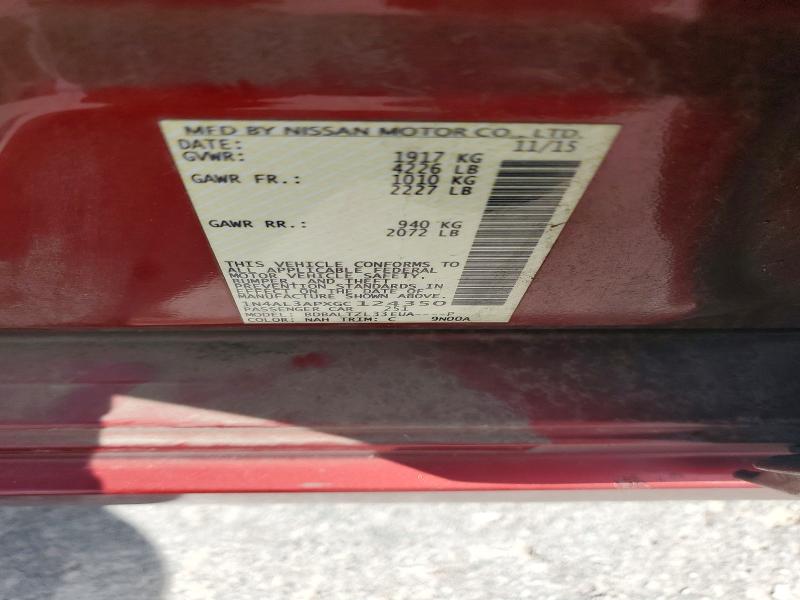 Продажа на аукционе авто 2016 Nissan Altima, vin: 1N4AL3APXGC124350, номер лота: 50465256