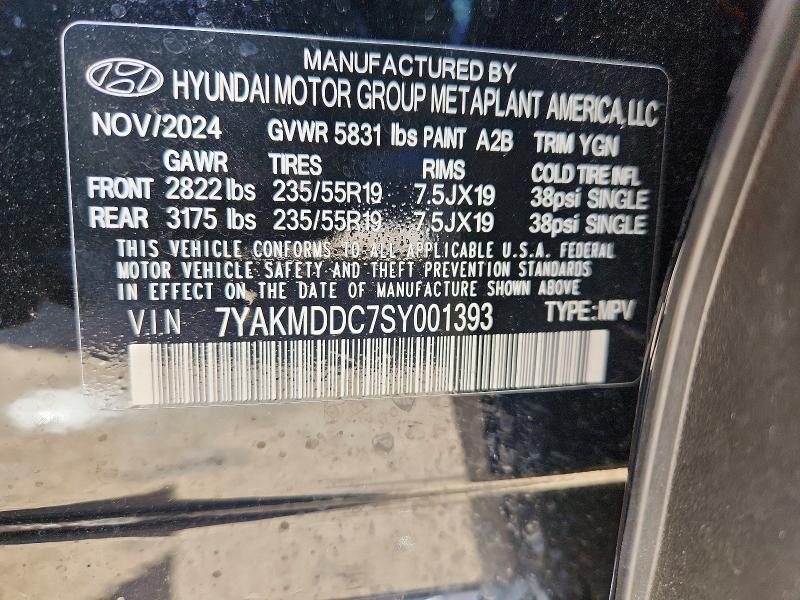 Aukcja sprzedaży 2025 Hyundai Ioniq 5, vin: 7YAKMDDC7SY001393, numer aukcji: 49961556