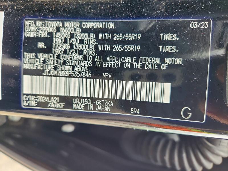 Aukcja sprzedaży 2019 Lexus Cx460, vin: JTJGM7BX8P5357846, numer aukcji: 51878946