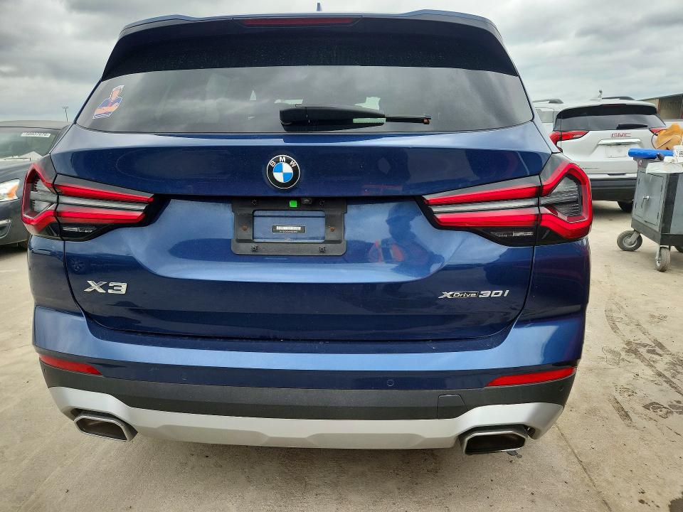 2022 Bmw X3 მანქანა იყიდება აუქციონზე, vin: 5UX53DP04N9K76905, აუქციონის ნომერი: 50548596