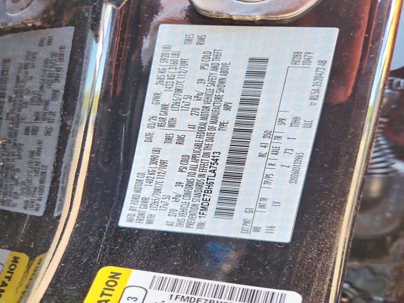 2026 Ford Bronco მანქანა იყიდება აუქციონზე, vin: 1FMDE7BH6TLA75413, აუქციონის ნომერი: 50612916