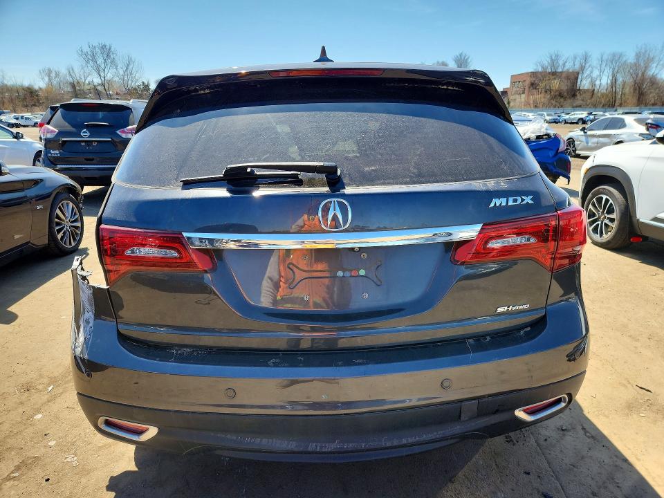 49247696 :رقم المزاد ، 5FRYD4H22FB022286 vin ، 2015 Acura Mdx مزاد بيع