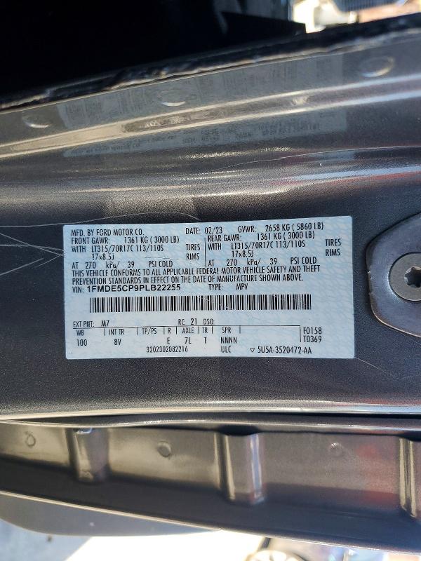 48997356 :رقم المزاد ، 1FMDE5CP9PLB22255 vin ، 2023 Ford Bronco مزاد بيع