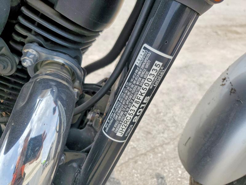 Aukcja sprzedaży 2015 Honda Vt750, vin: JH2RC5378FK500335, numer aukcji: 51907826