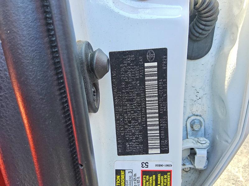 49216776 :رقم المزاد ، 4T1K31AK9NU596775 vin ، 2022 Toyota Camry مزاد بيع