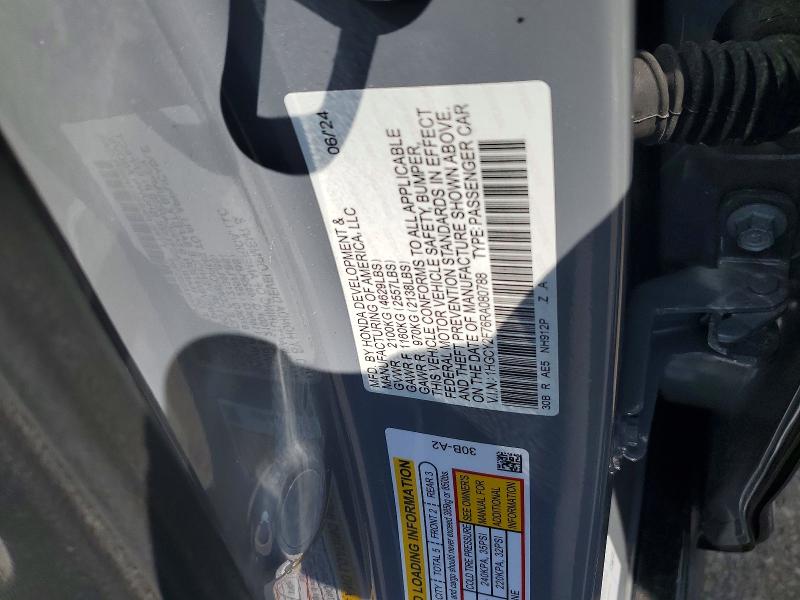 Продажа на аукционе авто 2024 Honda Accord, vin: 1HGCY2F76RA080788, номер лота: 50758186