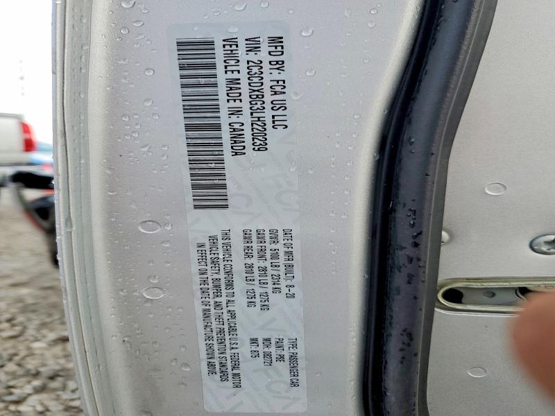 48616756 :رقم المزاد ، 2C3CDXBG3LH220239 vin ، 2020 Dodge Charger مزاد بيع