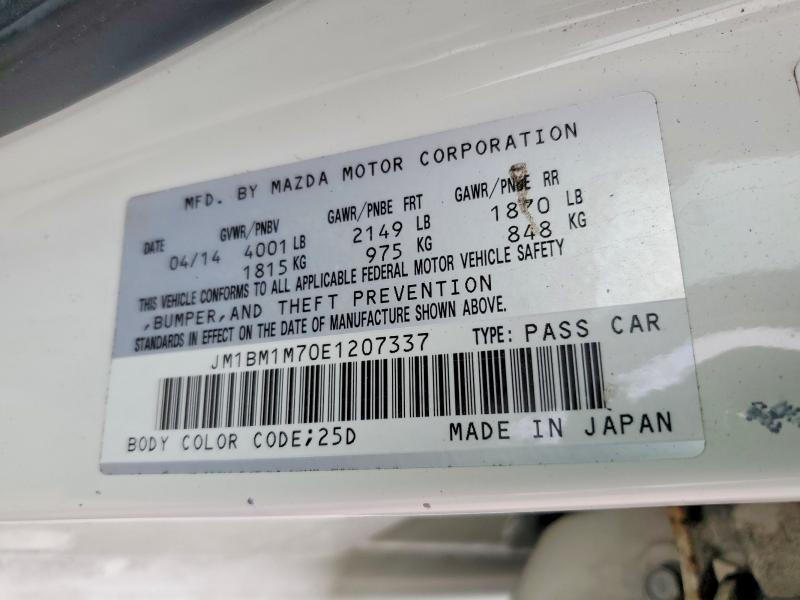 Продаж на аукціоні авто 2014 Mazda 3, vin: JM1BM1M70E1207337, номер лоту: 49300696