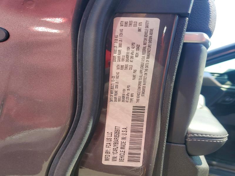 49331116 :رقم المزاد ، 1C4RJYB64R8505977 vin ، 2024 Jeep Gr Cherokee مزاد بيع