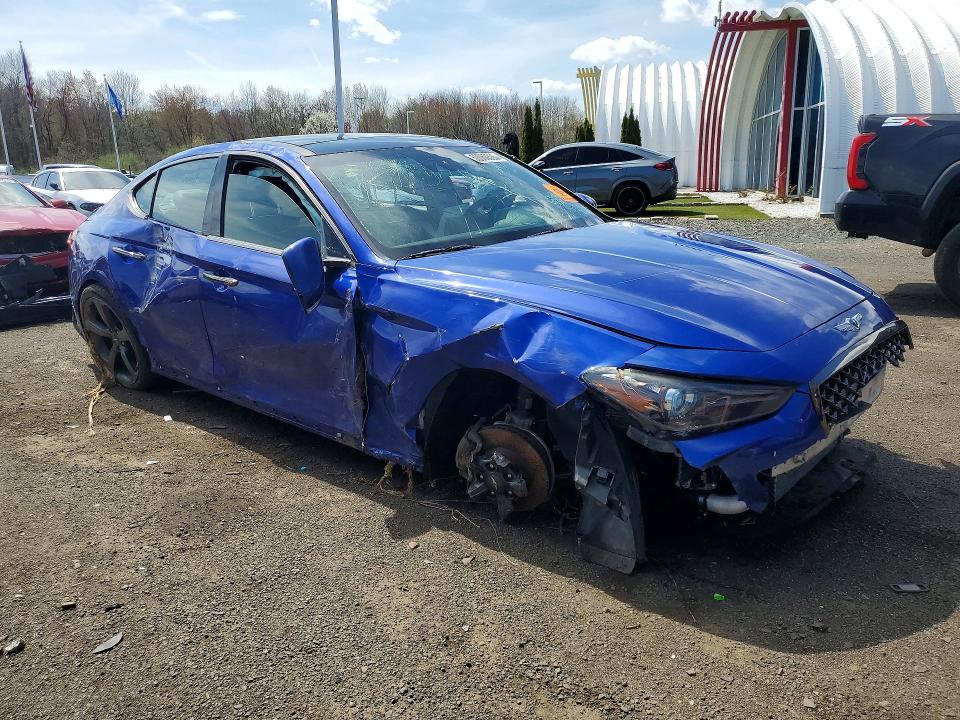 2019 Genesis G70 მანქანა იყიდება აუქციონზე, vin: KMTG44LA0KU042471, აუქციონის ნომერი: 50060536