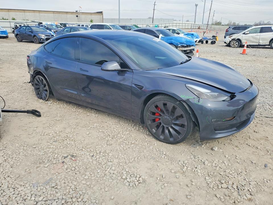 48361506 :رقم المزاد ، 5YJ3E1EC1PF633464 vin ، 2023 Tesla Model 3 مزاد بيع