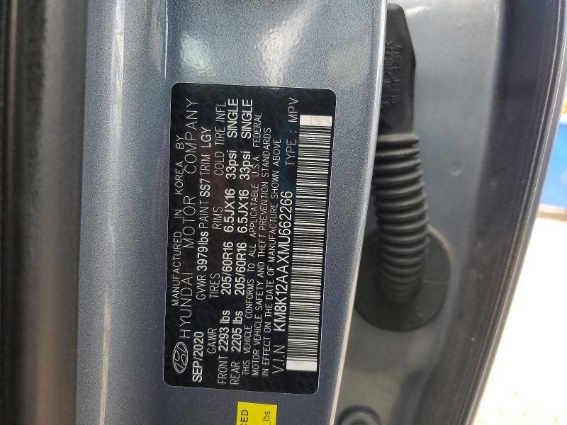 Продажа на аукционе авто 2021 Hyundai Kona, vin: KM8K12AAXMU662266, номер лота: 50852946