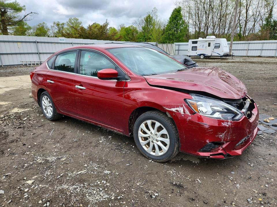 50452666 :رقم المزاد ، 3N1AB7AP7KY337571 vin ، 2019 Nissan Sentra مزاد بيع