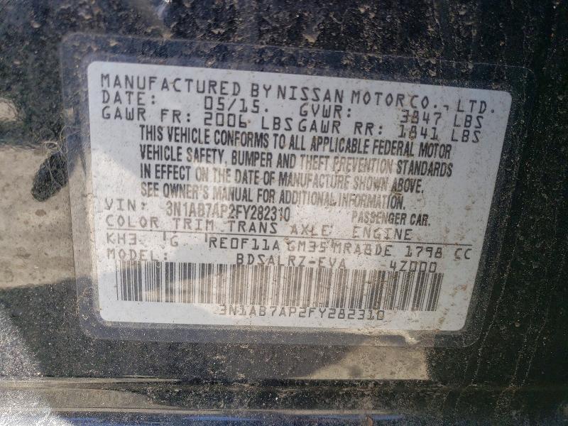 Продаж на аукціоні авто 2015 Nissan Sentra, vin: 3N1AB7AP2FY282310, номер лоту: 50995136
