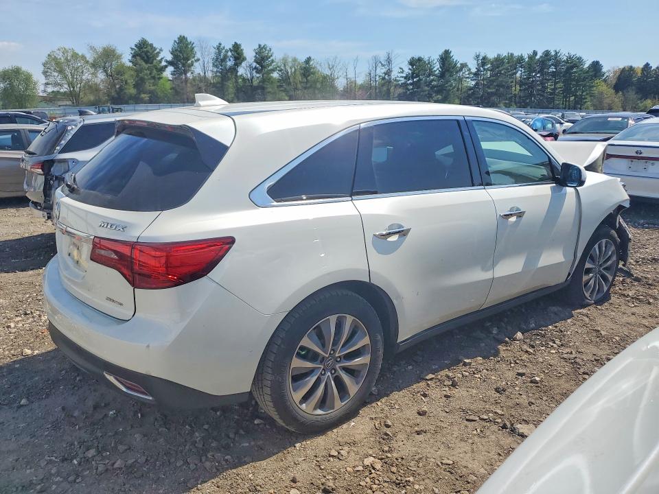 50232026 :رقم المزاد ، 5FRYD4H45FB032442 vin ، 2015 Acura Mdx مزاد بيع