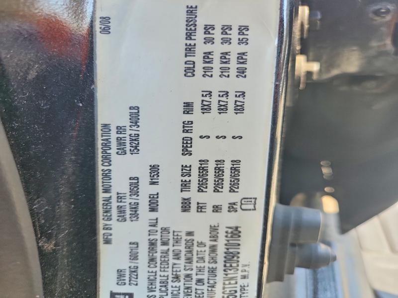 51128586 :رقم المزاد ، 5GTEN13E098101664 vin ، 2009 Hummer H3 مزاد بيع