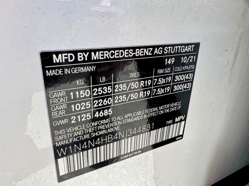 Продажа на аукционе авто 2022 Mercedes-benz Gla, vin: W1N4N4HB4NJ344831, номер лота: 50122716