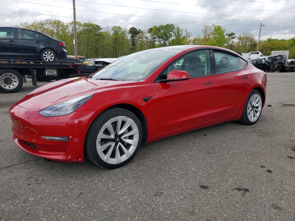 Aukcja sprzedaży 2022 Tesla Model 3, vin: 5YJ3E1EA1NF286083, numer aukcji: 52037466