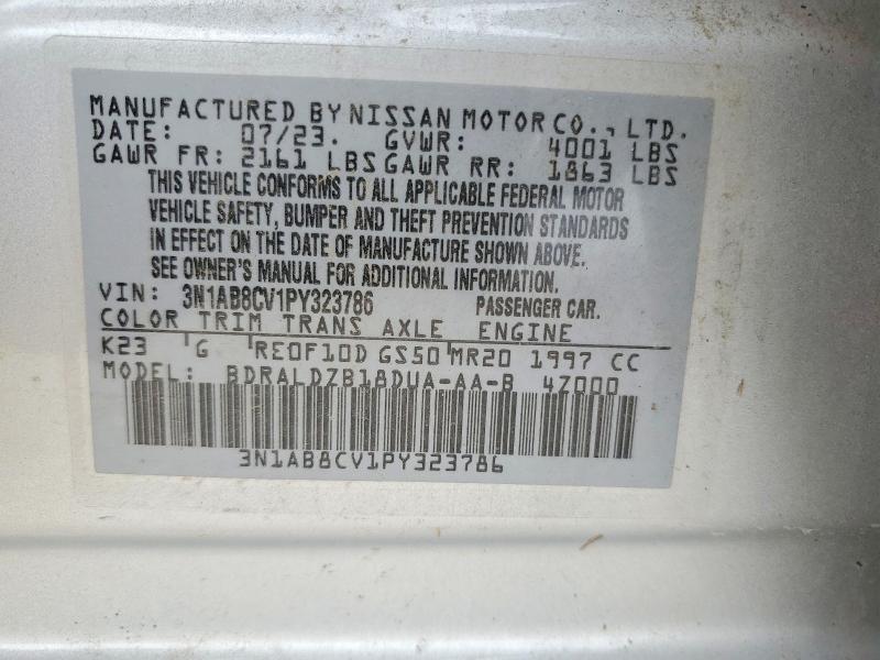 Aukcja sprzedaży 2023 Nissan Sentra, vin: 3N1AB8CV1PY323786, numer aukcji: 49857836