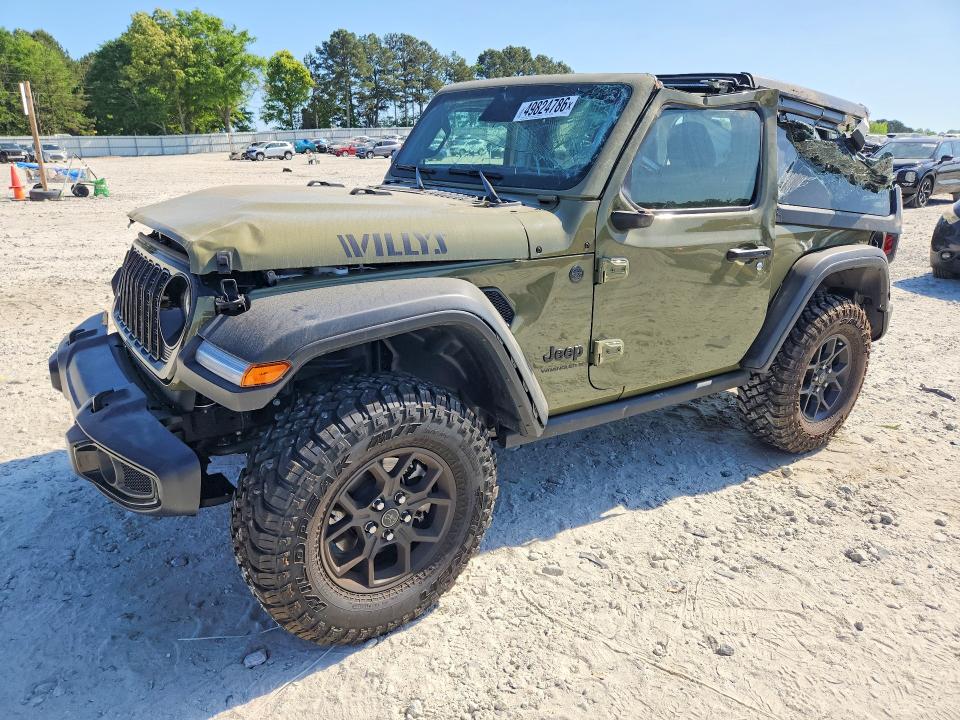 49824786 :رقم المزاد ، 1C4PJXAN4SW631204 vin ، 2025 Jeep Wrangler مزاد بيع