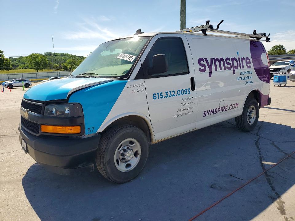 2020 Chevrolet Express G2500 მანქანა იყიდება აუქციონზე, vin: 1GCWGAFP3L1277126, აუქციონის ნომერი: 51306416