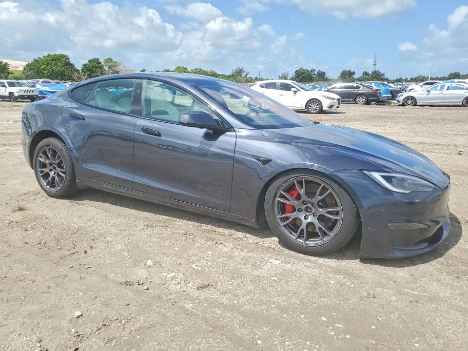 2024 Tesla Model S მანქანა იყიდება აუქციონზე, vin: 5YJSA1E6XRF538745, აუქციონის ნომერი: 48969586