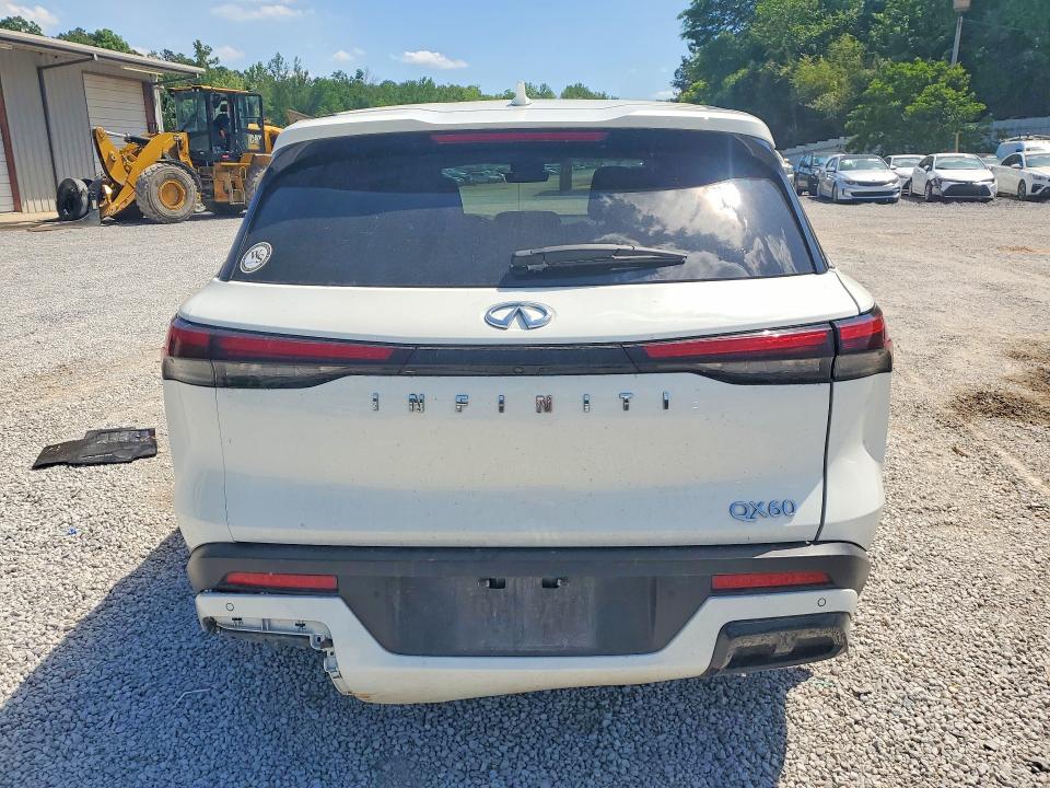 50407116 :رقم المزاد ، 5N1DL1ER7RC357933 vin ، 2024 Infiniti Qx60 مزاد بيع