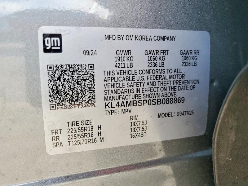 Продаж на аукціоні авто 2025 Buick Encore Gx, vin: KL4AMBSP0SB088869, номер лоту: 47953486