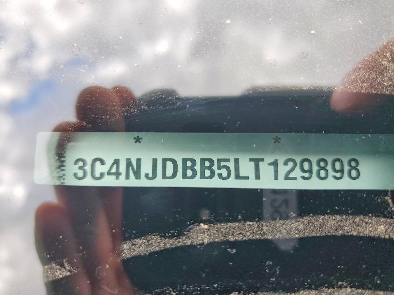Продажа на аукционе авто 2020 Jeep Compass, vin: 3C4NJDBB5LT129898, номер лота: 48213866