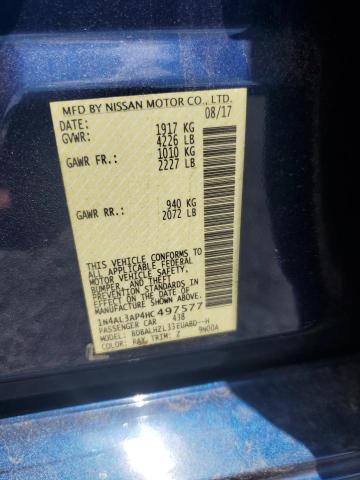 Продаж на аукціоні авто 2017 Nissan Altima, vin: 1N4AL3AP4HC497577, номер лоту: 49528856