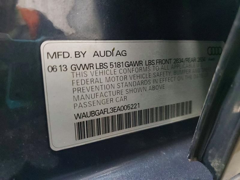 Продажа на аукционе авто 2014 Audi S4, vin: WAUBGAFL3EA005221, номер лота: 48171916