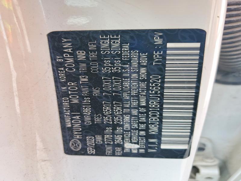 Продаж на аукціоні авто 2024 Hyundai Tucson, vin: KM8JBCD18RU156520, номер лоту: 52095586