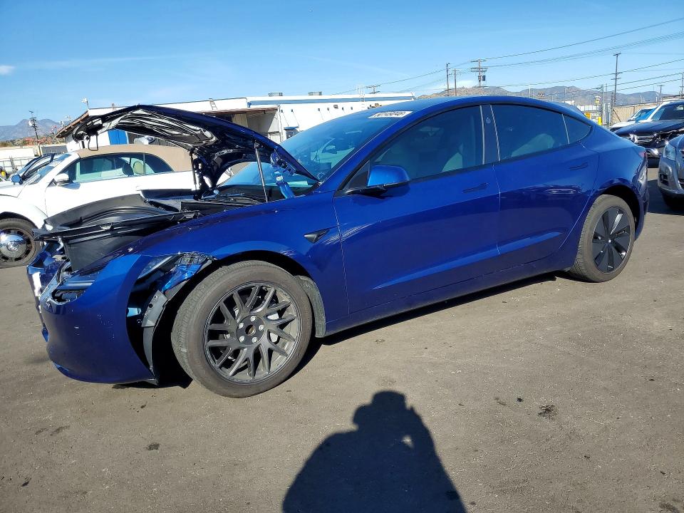 2025 Tesla Model 3 მანქანა იყიდება აუქციონზე, vin: 5YJ3E1EA1SF041876, აუქციონის ნომერი: 50149046