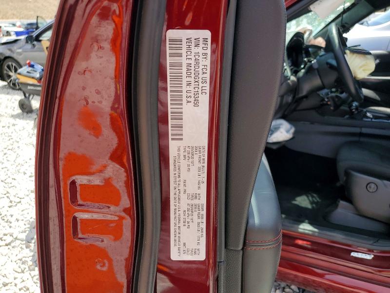 Продаж на аукціоні авто 2026 Dodge Durango, vin: 1C4RDJDGXTC153450, номер лоту: 50913586