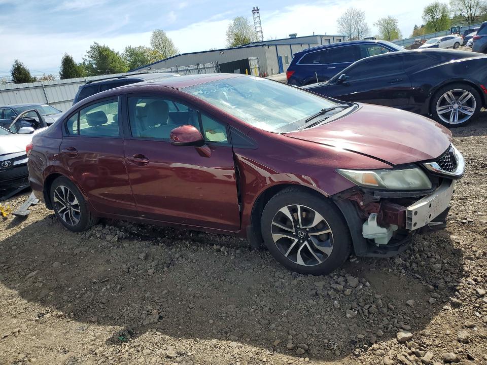 2013 Honda Civic მანქანა იყიდება აუქციონზე, vin: 2HGFB2F8XDH526264, აუქციონის ნომერი: 49874186