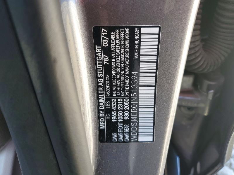 Aukcja sprzedaży 2018 Mercedes-benz Cla, vin: WDDSJ4EB0JN513394, numer aukcji: 51201996