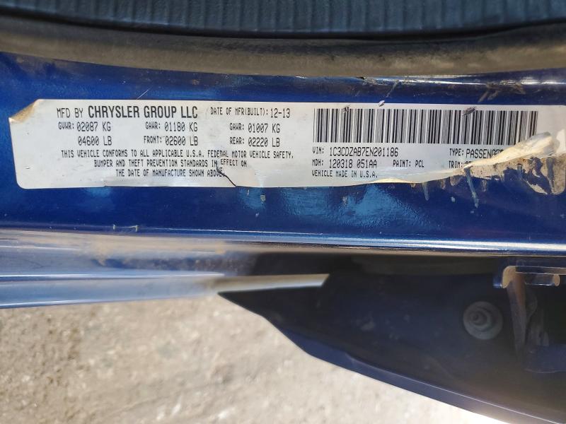 50277656 :رقم المزاد ، 1C3CDZAB7EN201186 vin ، 2014 Dodge Avenger مزاد بيع