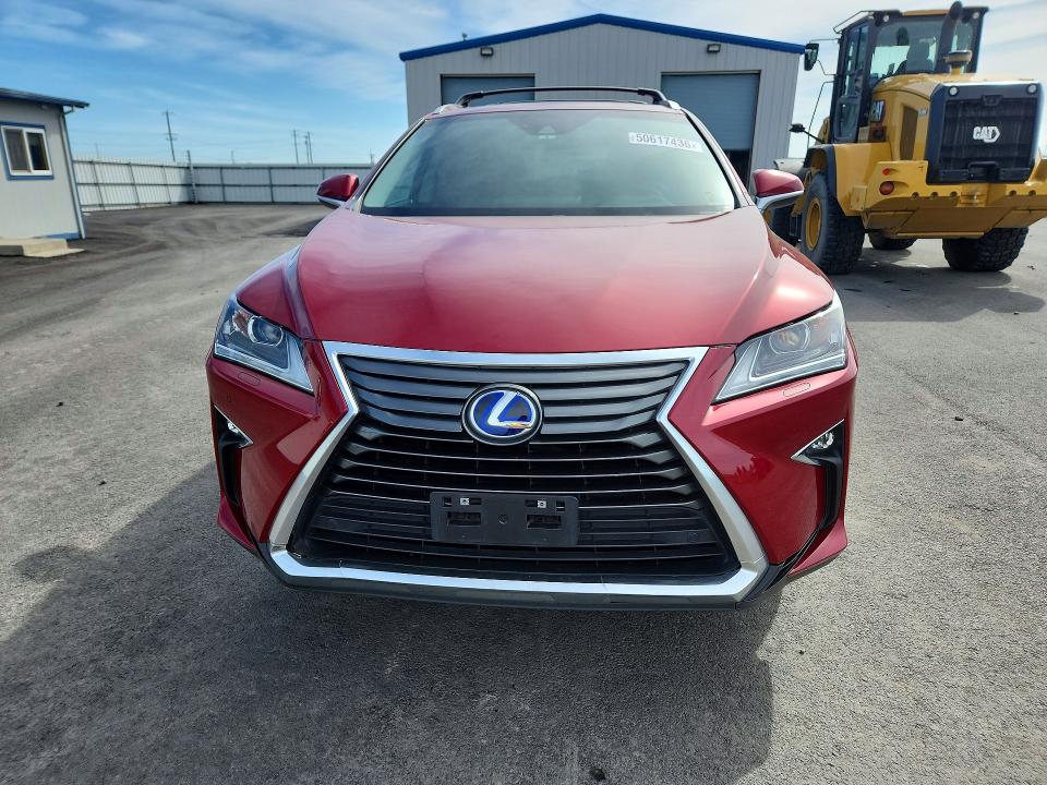 50617436 :رقم المزاد ، 2T2BGMCA1GC002884 vin ، 2016 Lexus Rx 450h مزاد بيع