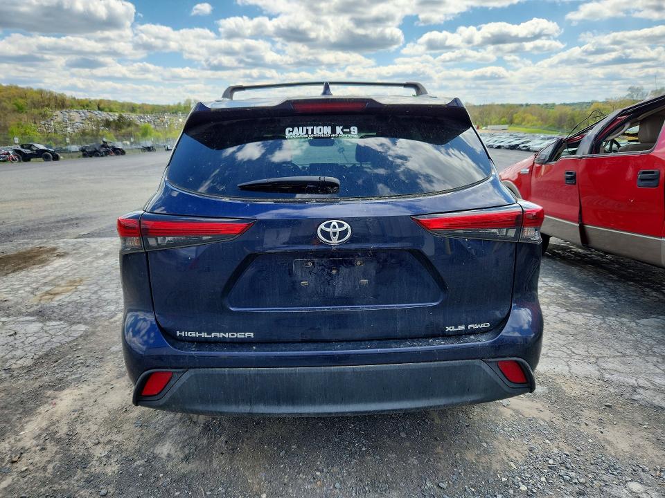 50599316 :رقم المزاد ، 5TDHZRBH3MS160666 vin ، 2021 Toyota Highlander مزاد بيع