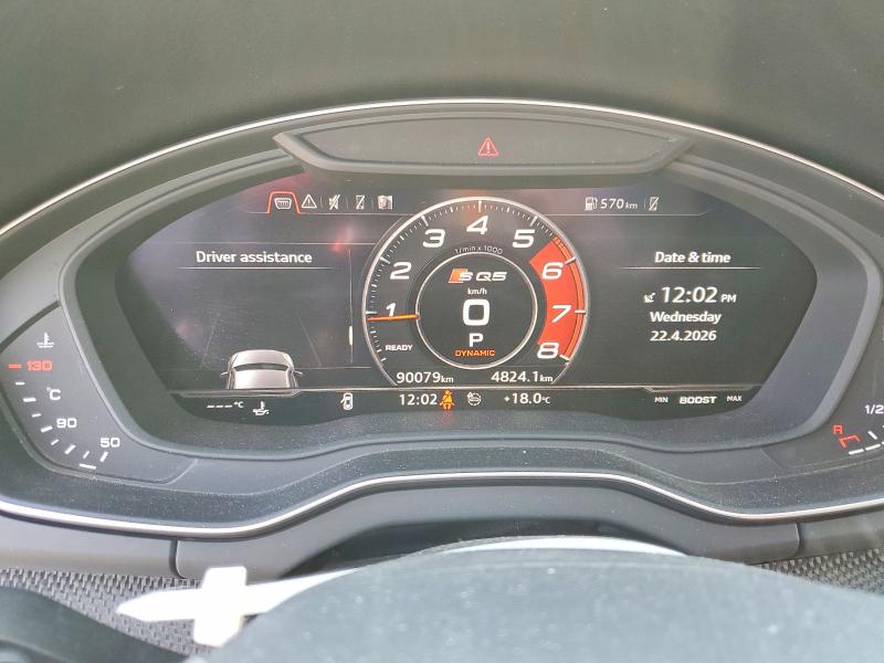 2018 Audi Sq5 მანქანა იყიდება აუქციონზე, vin: WA1C4AFY6J2211918, აუქციონის ნომერი: 50922836