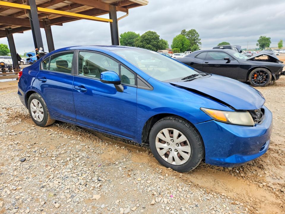 51802266 :رقم المزاد ، 19XFB2F52CE083252 vin ، 2012 Honda Civic مزاد بيع