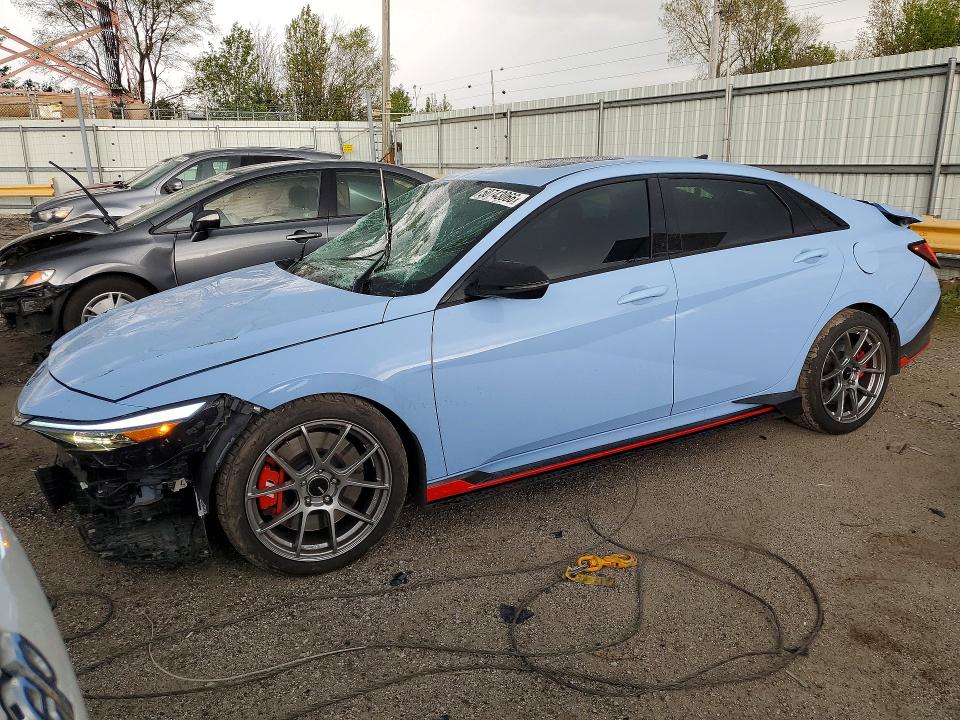 50743066 :رقم المزاد ، KMHLW4DK2SU024760 vin ، 2025 Hyundai Elantra N مزاد بيع