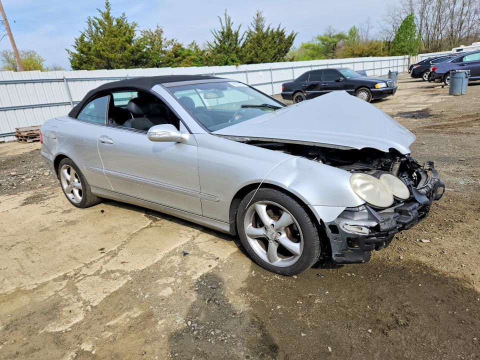 2005 Mercedes-benz Clk მანქანა იყიდება აუქციონზე, vin: WDBTK65G25T050869, აუქციონის ნომერი: 49765276