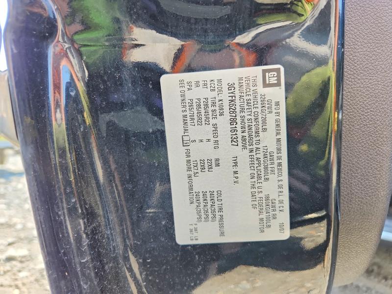 51312236 :رقم المزاد ، 3GYFK62878G161327 vin ، 2008 Cadillac Escalade مزاد بيع