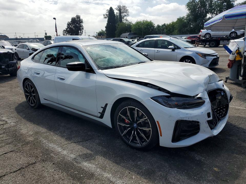 2024 Bmw I4 მანქანა იყიდება აუქციონზე, vin: WBY83FB02RFT23615, აუქციონის ნომერი: 48538786