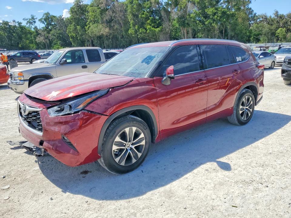 Продажа на аукционе авто 2021 Toyota Highlander, vin: 5TDGZRAH5MS079343, номер лота: 51641456